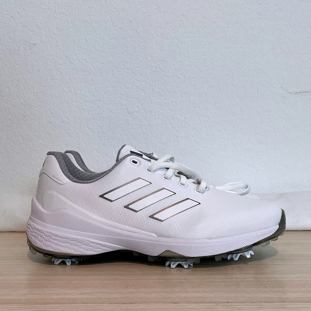 NWT Men's White Golf Shoes with Gray Trim